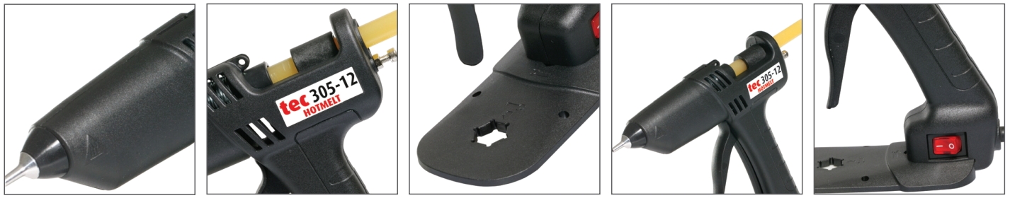 אקדח דבק חם מקצועי POWER ADHESIVES TEC305